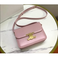 Buy Cheap Celine Teen Triomphe Mini Bag in Shiny Calfskin Leather 188423 Sakura Pink 2026