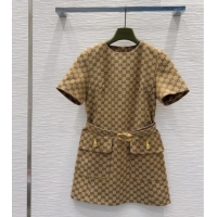 Famous Brand Gucci GG Dress G012201 Beige 2026