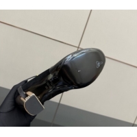 Popular Style Fendi Delfina Heel High Boots 10.5cm in Suede and Calfskin Leather Black FE121601 2026