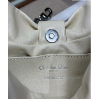 New Fashion Dior Small Dior Bow Bag in Dior Clover Embroidered Lambskin 2237 White 2026