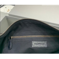 Top Grade Balenciaga Le City Hobo Bag Small in 22003 black Arena lambskin, brass hardware 2026