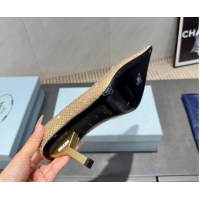 Unique Style Prada Strass Allover Heel Pumps 8.5cm PR120501 Gold 2026