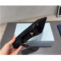 Durable Prada Suede Heel Pumps 8.5cm Black 1I901M 1205016 2026
