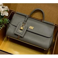 Top Quality Dolce & Gabbana DG Elongated My Sicily handbag in Leather 0121 Dark Grey 2026