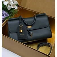 Buy Fashionable Dolce & Gabbana DG Elongated My Sicily handbag in Leather 0121 Dark Green 2026