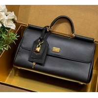 Well Crafted Dolce & Gabbana DG Elongated My Sicily handbag in Leather 0121 Black 2026