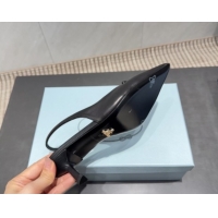 Best Grade Prada Leather Slingbacks Pump 5.5cm Black 1I901M 1205047 2026