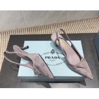 Unique Style Prada Suede Slingbacks Pump 5.5cm Grey 1I901M 1205048 2026