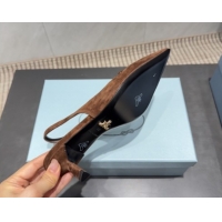 Durable Prada Suede Slingbacks Pump 5.5cm Brown 1I901M 1205049 2026