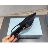 Purchase Prada Suede Slingbacks Pump 5.5cm Black 1I901M 1205051 2026