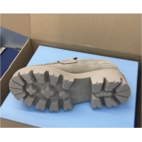 Sophisticated Prada Suede Platform Loafers 4.5cm Grey PR120604 1206022 2026