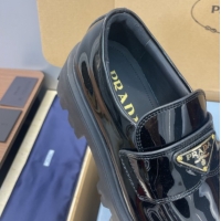 Most Popular Prada Patent Leather Platform Loafers 4.5cm Black PR120604 1206023 2026