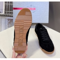 Low Cost Prada Suede Sneakers Black PR120605 1206027 2026