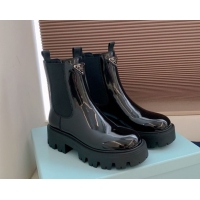 Sophisticated Prada Patent leather booties Black 1T186O 1206045 2026
