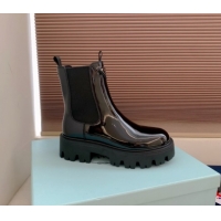 Sophisticated Prada Patent leather booties Black 1T186O 1206045 2026