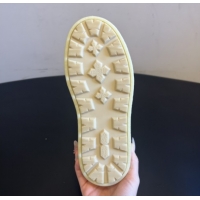 Luxury Discount Prada Suede & Shearling Platform Booties P121607 Brown 5121607 2026