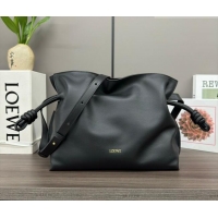 Best Product Loewe Flamenco Medium Clutch in Nappa Calfskin Leather 262386 Black 2026