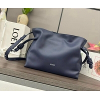 Well Crafted Loewe Flamenco Medium Clutch in Nappa Calfskin 262386 Abyss Blue 2026