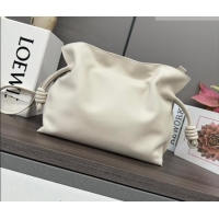 Top Quality Loewe Flamenco Medium Clutch in Nappa Calfskin Leathe262386 Sea Salt Whiter 262386 Sea Salt White 2026
