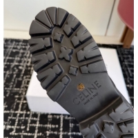 Classic Hot Celine Black Calfskin Leather Ankle Boots 4.5cm with Strap CE1209025 1209065 2026