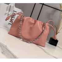 Luxury Cheap Loewe Medium Flamenco purse in mellow nappa lambskin Leather 012403 Blush Pink 2026