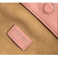 Luxury Cheap Loewe Medium Flamenco purse in mellow nappa lambskin Leather 012403 Blush Pink 2026