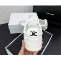 Low Price Celine Jogger Low Laced-up Sneakers in Calfskin Leather and Suede White 1209072 2026