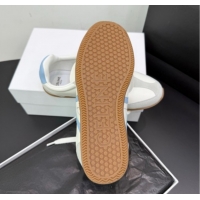 Low Cost Celine Jogger Low Laced-up Sneakers in Calfskin Leather and Suede White/Blue 1209073 2026