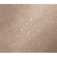 Grade Quality Alaia Mina Large Tote Bag in Vienne Openwork Calfskin Leather 8821L White 2025