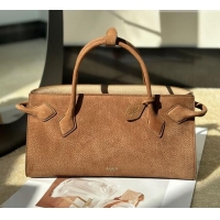 Classic Specials Alaia Le Tecket Tote Bags in Grained Nubuck Leather 8837 Light Brown 2026