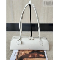 Super Quality Alaia Le Tecket Medium Long Shoulder bag in Calfskin Leather 998081 White 2026