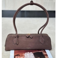 Market Sells Alaia Le Tecket Medium Long Shoulder bag in Grained Nubuck 8815M Taupe 2026