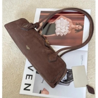 Market Sells Alaia Le Tecket Medium Long Shoulder bag in Grained Nubuck 8815M Taupe 2026