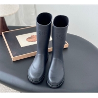 Top Grade Chanel Rubber Rain Boots CH122301 Dark Blue 2026