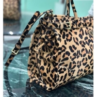 Top Grade Prada Bonnie large Leopard Print handbag 1BA433 2025