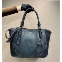 Modern Classic Prada Large leather tote bag 1BG602 Black 2026