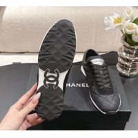 Most Popular Chanel Calfskin Leather Sneakers G47014 Black 2026