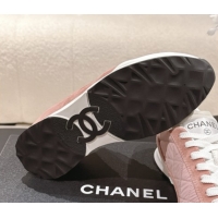 Cheap Price Chanel Calfskin Leather Sneakers G47014 Pink 2026