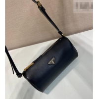 Top Quality Prada Leather pouch bag 1BC239 Black 2026