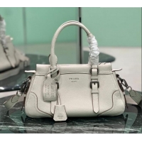 Best Price Prada Large leather tote bag 1BG604 White 2026