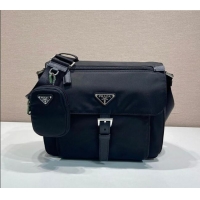 Trendy Design Prada Re-Nylon shoulder bag 1BD994 Black 2026