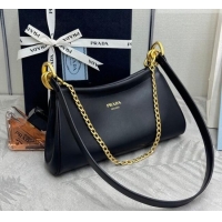 Buy Cheap Prada Enchaîné small leather bag 1BC261 Black 2026