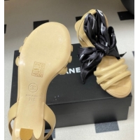 Leisure Chanel Lambskin Leather & Silk Heel Sandals CH122304 Beige 2026