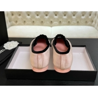 Shop Cheap Chanel Velvet Mary Janes Ballet Flats with Bow G46542 Pink 2026