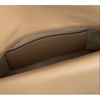 Luxury Discount Gucci Large shoulder bag with chain in GG Leather 857362 Brown 2026