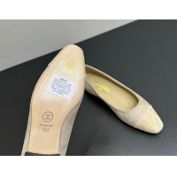Best Product Chanel Suede Slingbacks Flat CH122405 Beige/Yellow 2026