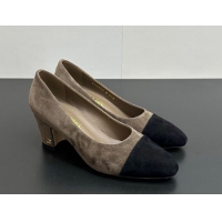 Luxurious Chanel Suede Pumps 6.5cm CH122405 Taupe 2026