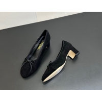 Most Popular Chanel Suede Pumps 6.5cm CH122405 Black2 2026