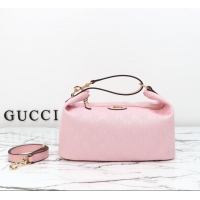 Good Taste Gucci Vanity medium top handle bag in GG Canvas 857799 Pink 2026