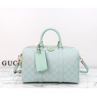 Promotional Gucci Ophidia medium boston bag in GG Canvas 857595 Icy Blue 2026